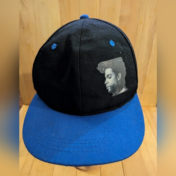 Black and Blue Graphic Baseball Cap - Picture 2 of 5